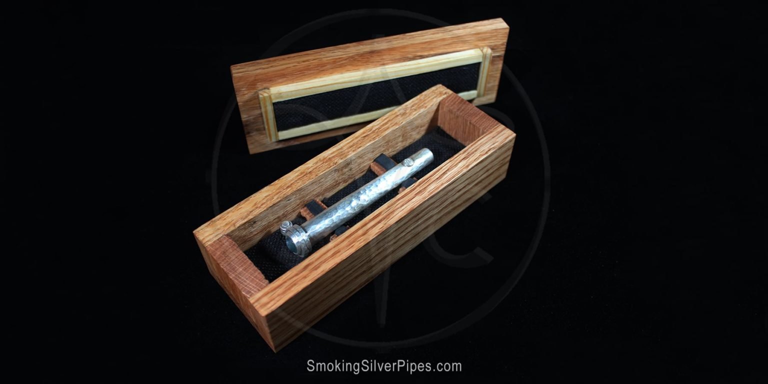 Handmade Wooden Boxes - Smoking Silver Pipes
